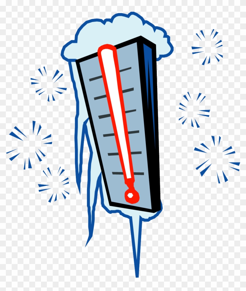 Picture Download Cold Thermometer Clipart - Thermometer Clip Art Cold - Png Download