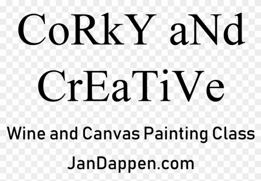 Corky And Creative With Jan Dappen - Calligraphy Clipart