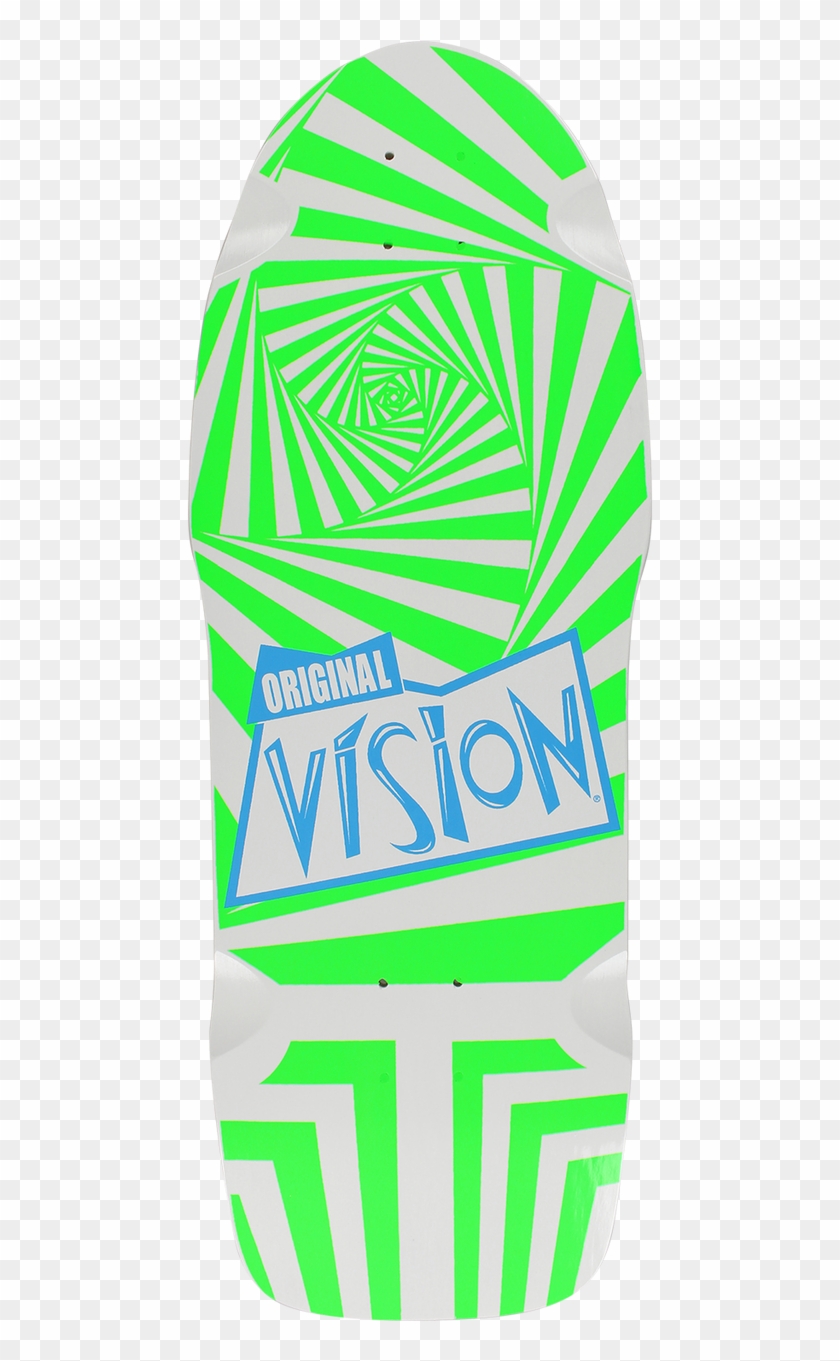 Vision Original Vision Old School Reissue Deck White - Vision Skateboards Clipart