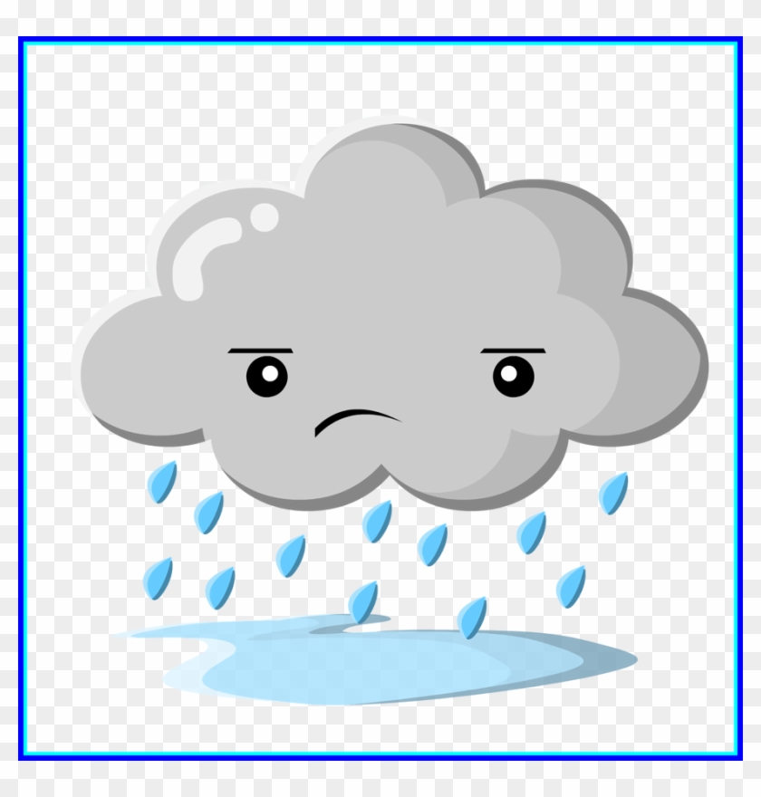 Astonishing Tropical Storm Watch Hurricane Warning - Cartoon Sad Rain Cloud Clipart #3251341