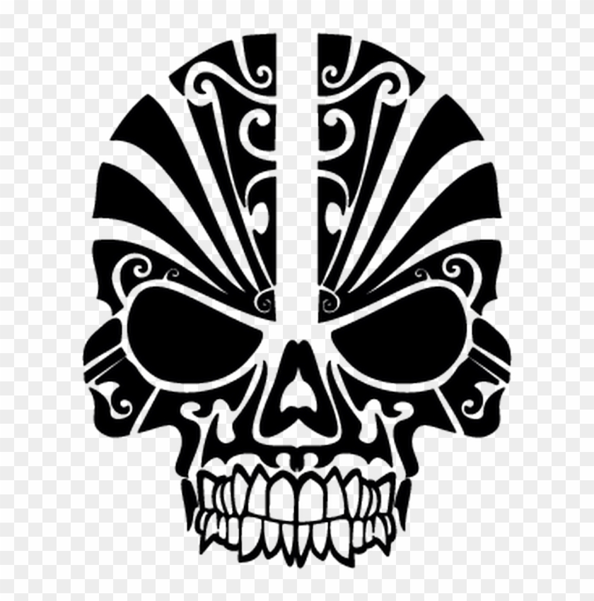 Tribal Png , Png Download - Tribal Skull Art Clipart #3251513