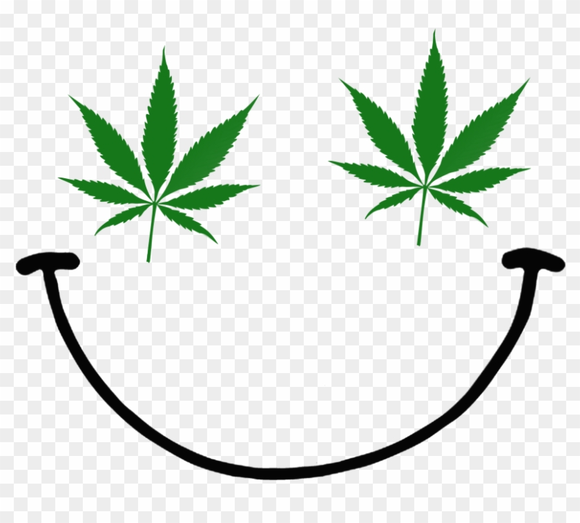 Juntees Weed Smiley Emoticon Funny - Canada Flag Pot Leaf Clipart #3251865