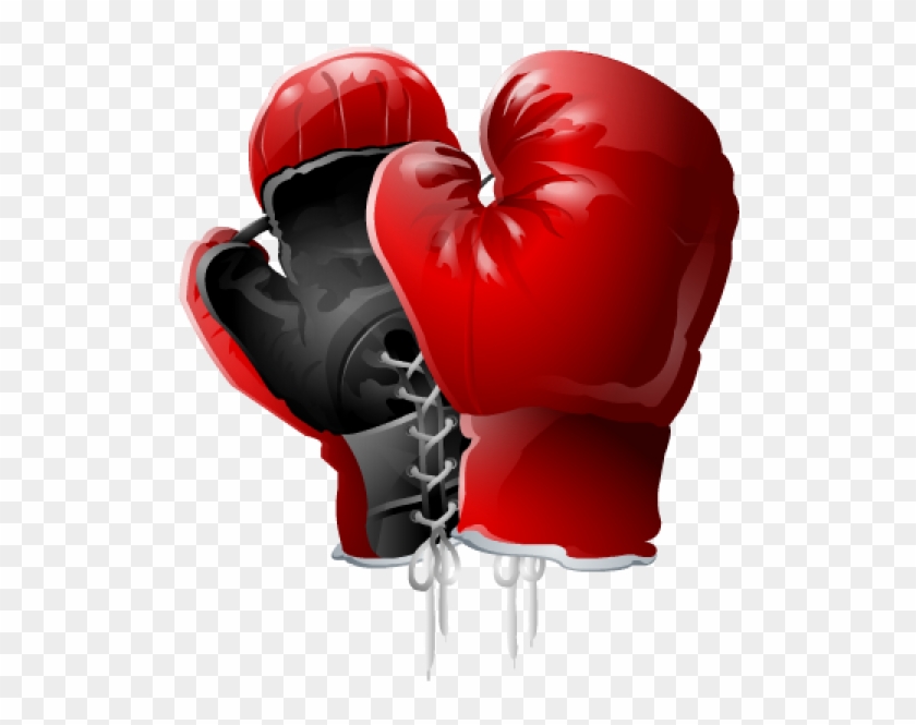 Red Black Boxing Gloves Free Png Download - Boxing Gloves Png Transparent Clipart