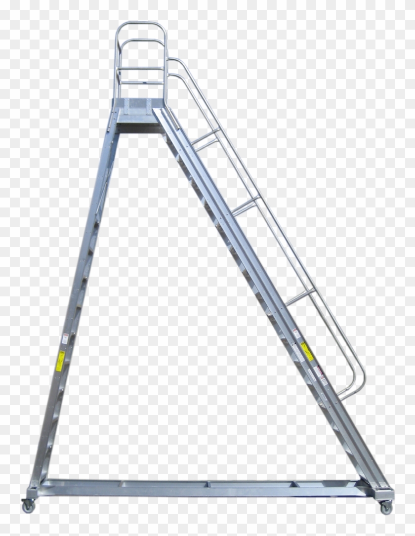 Rolling Ladder Western Square - Ladder Profile Clipart #3252164