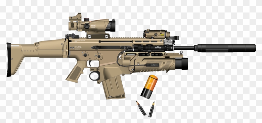 Vector Ak47 Abstract - Fn Scar H Drum Mag Clipart