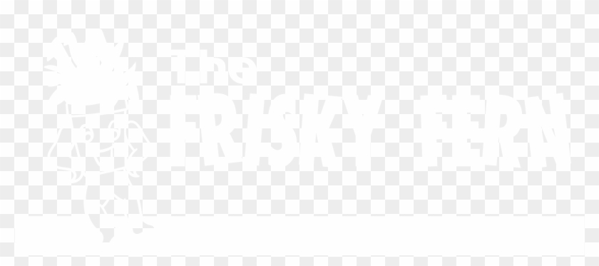 The Frisky Fern Logo Black And White - Johns Hopkins Logo White Clipart #3252759