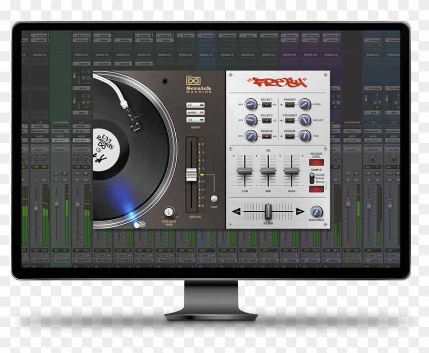 Expressive Scratch Instrument - Audio Plug-in Clipart #3253020