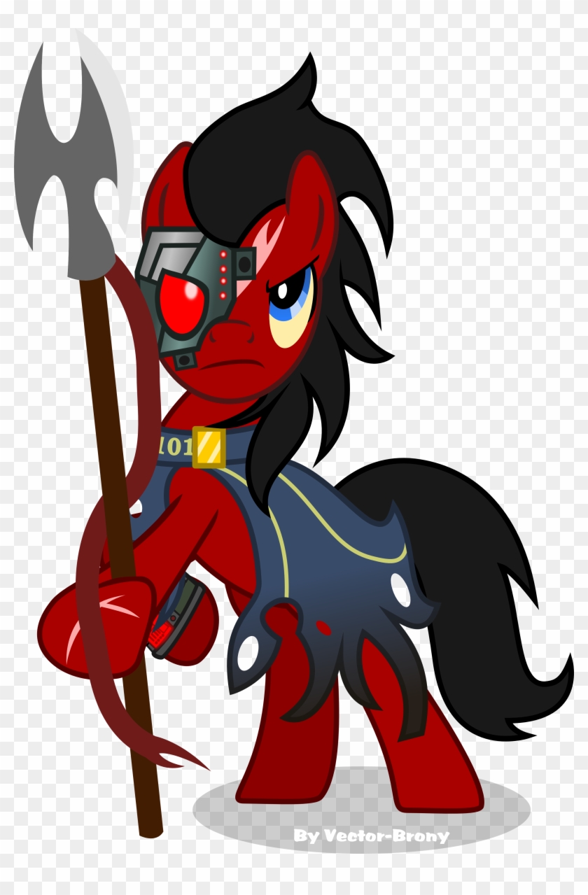Red Eye By Vector Brony - Mlp Brony Red Clipart #3253435