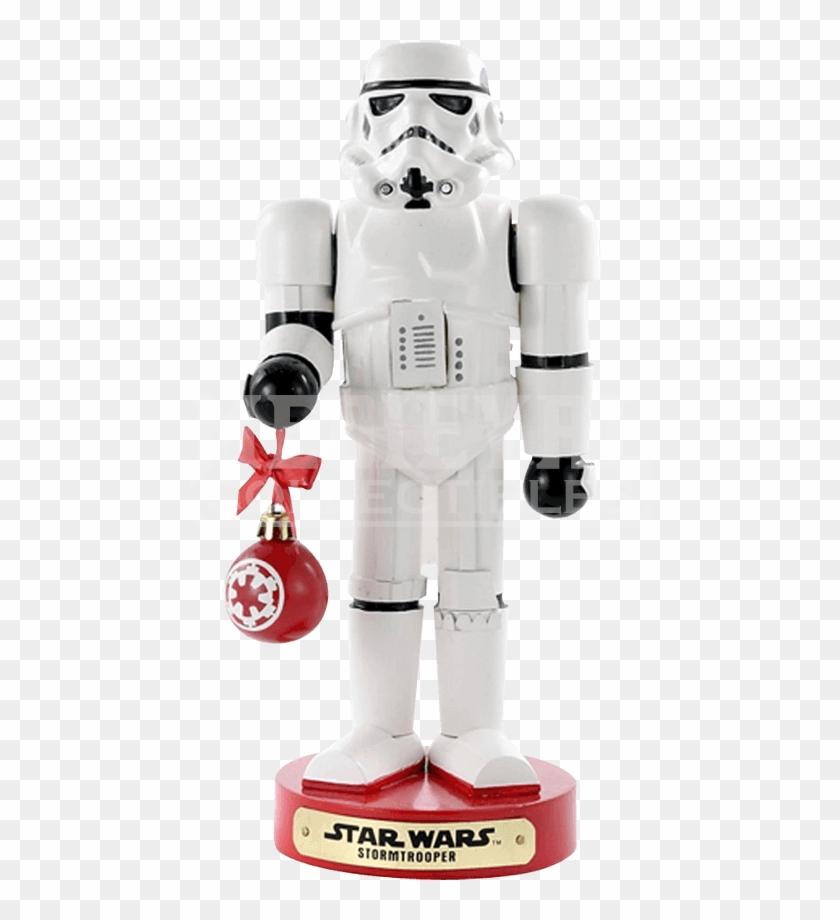 Star Wars Stormtrooper With Ornament Nutcracker - Figurine Clipart #3253684