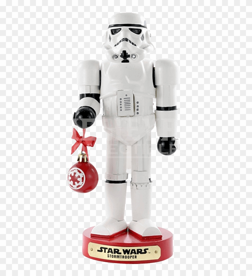 Star Wars Stormtrooper With Ornament Nutcracker - Figurine Clipart