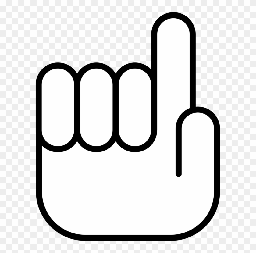 Mouse Cursor Click Clipart Graphic - Pointing Hand Clipart - Png Download