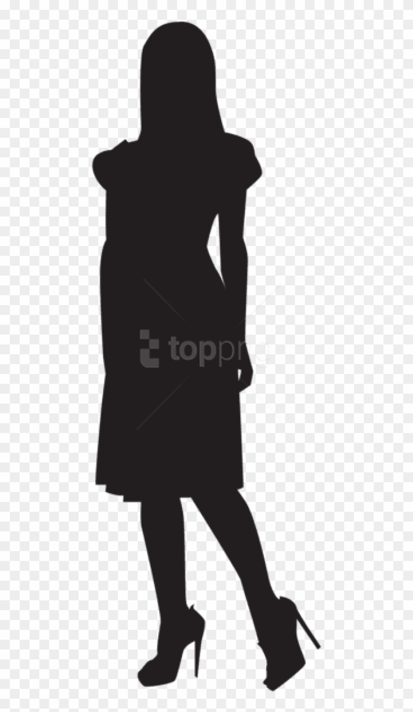 Free Png Woman Silhouette Png Png - Silhouette Of A Woman Png Clipart #3254285
