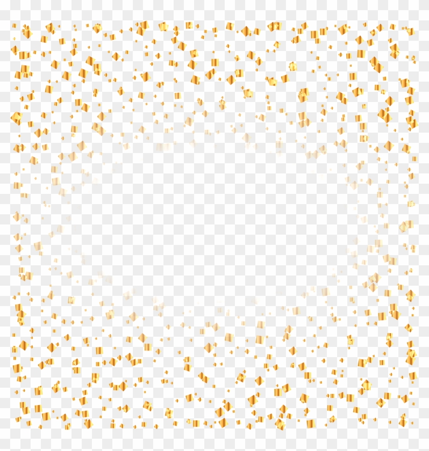 Gold And White Background - Gold Glitters Png Clipart