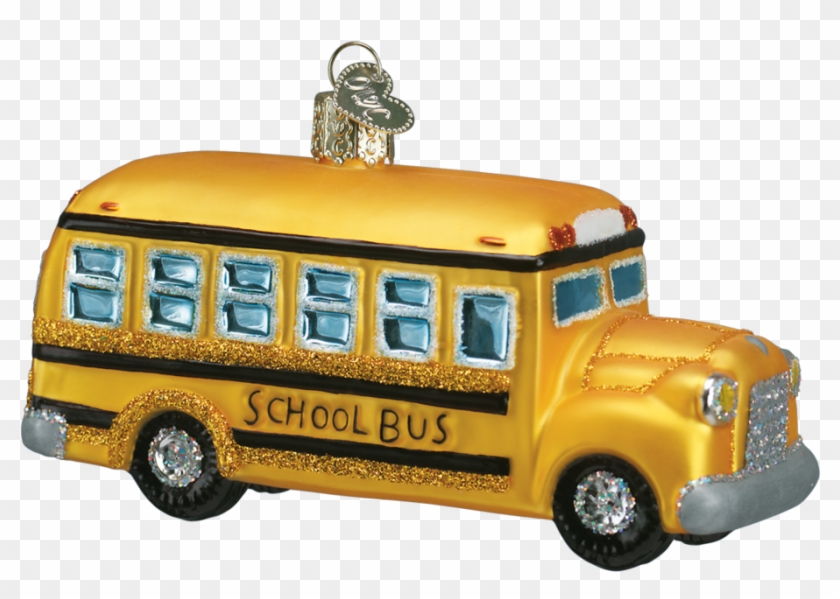 School Bus Ornament - School Christmas Ornaments Clipart #3254447