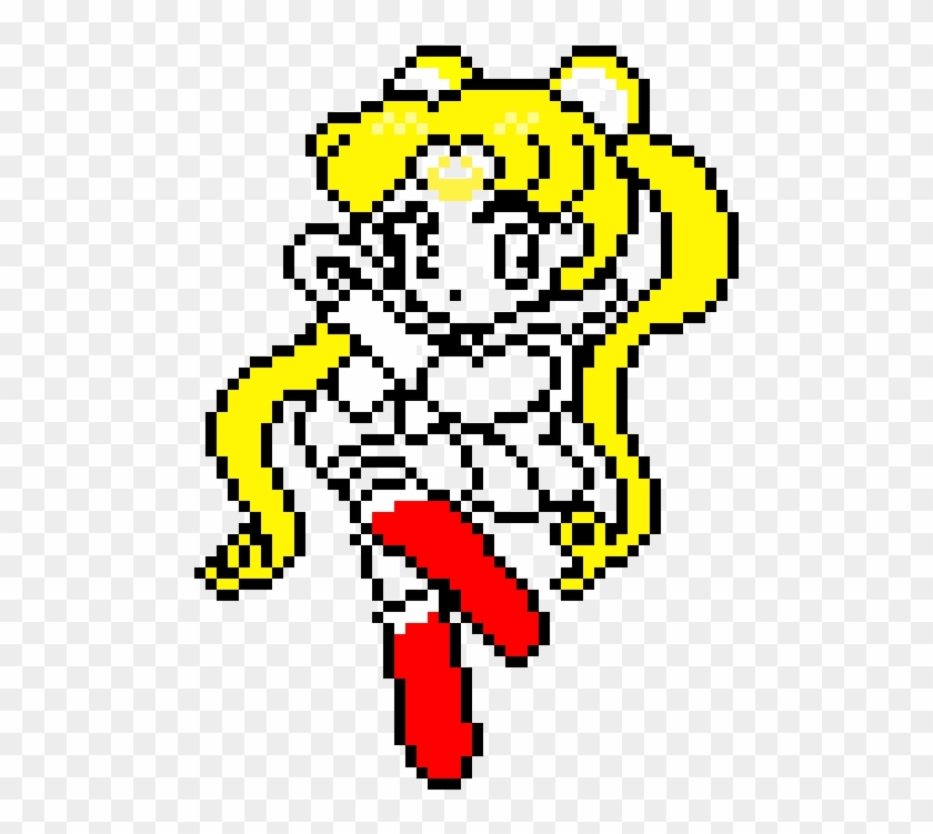Sailor Moon - Sailor Moon Pixel Art Clipart
