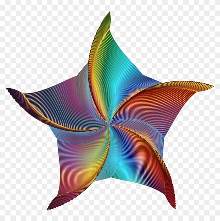 Starfish Clipart Vector - Free Fractal Png Vector Transparent Png #3255401