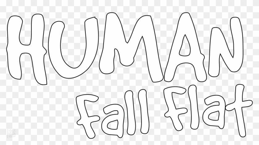 Human Fall Flat Logo Png - Human Fall Flat Title Clipart #3256276