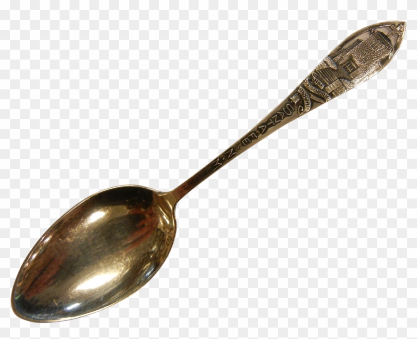 Image Freeuse Download Sterling Silver Souvenir From - Spoon Clipart #3256439
