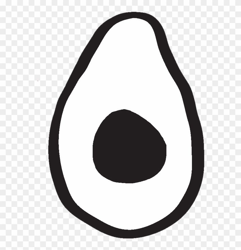Transparent Avocado White Clipart #3256859