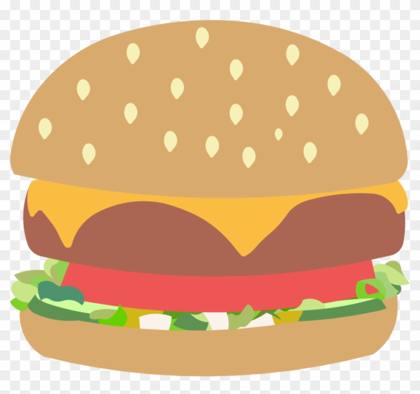 Vector Hamburger Transparent - Burger Png Clipart #3256969
