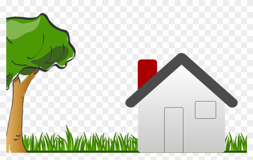 House Tree Garden - Tree Clipart Transparent Background - Png Download