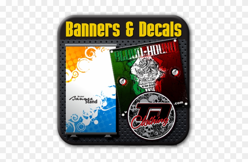 Banners, Decals, Vehicle Magnets And Banner Stands - Graphic Design Clipart #3257284