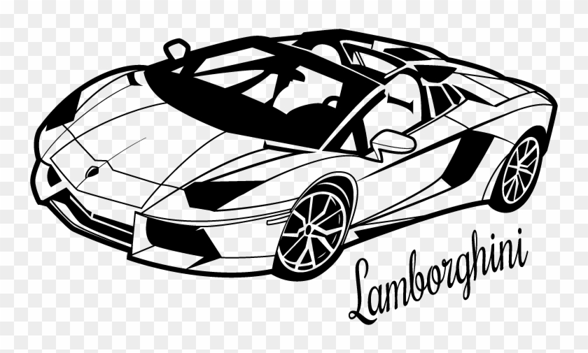 45321 Sticker Decoration Lamborghini - Lamborghini Sticker Clipart #3257596
