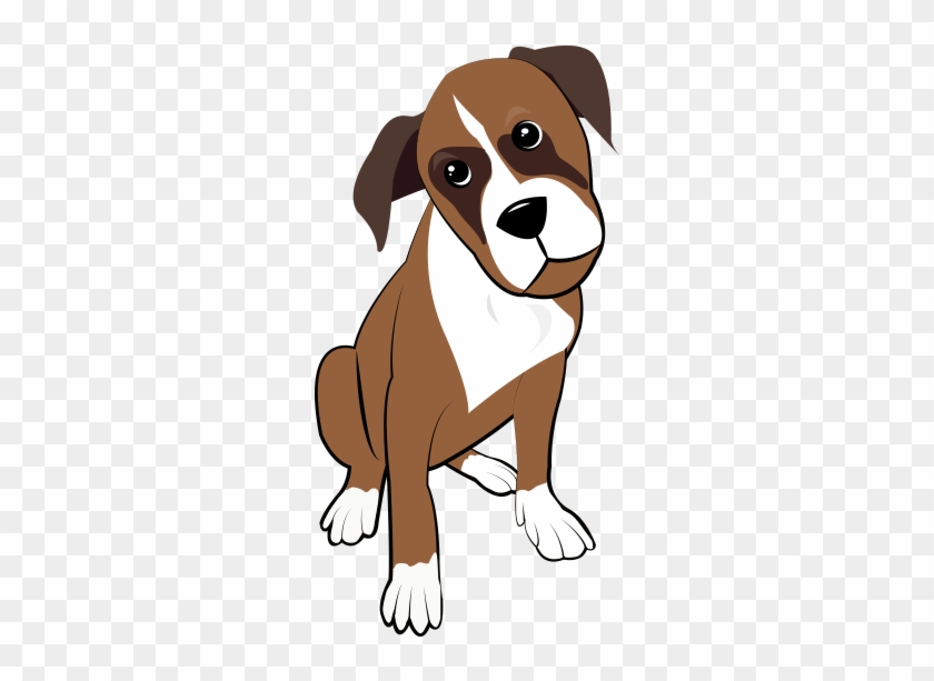 4 Boxer Puppy - Dog Catches Something Clipart #3257824