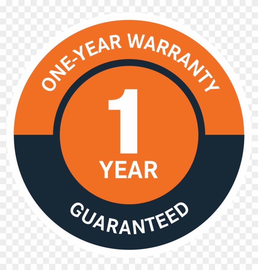 1 Year Warranty Badge Clipart #3258355