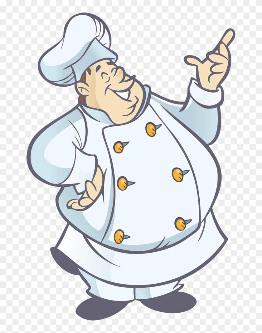 Cozinheiros Chefs, Chef Pictures, Illustration, Chef - Fat Chef Cartoon Clipart #3258504