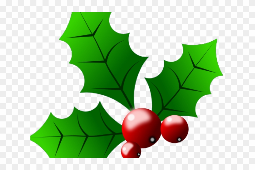 Holiday Free On Dumielauxepices Net Holly - Holly Berry Clip Art - Png Download