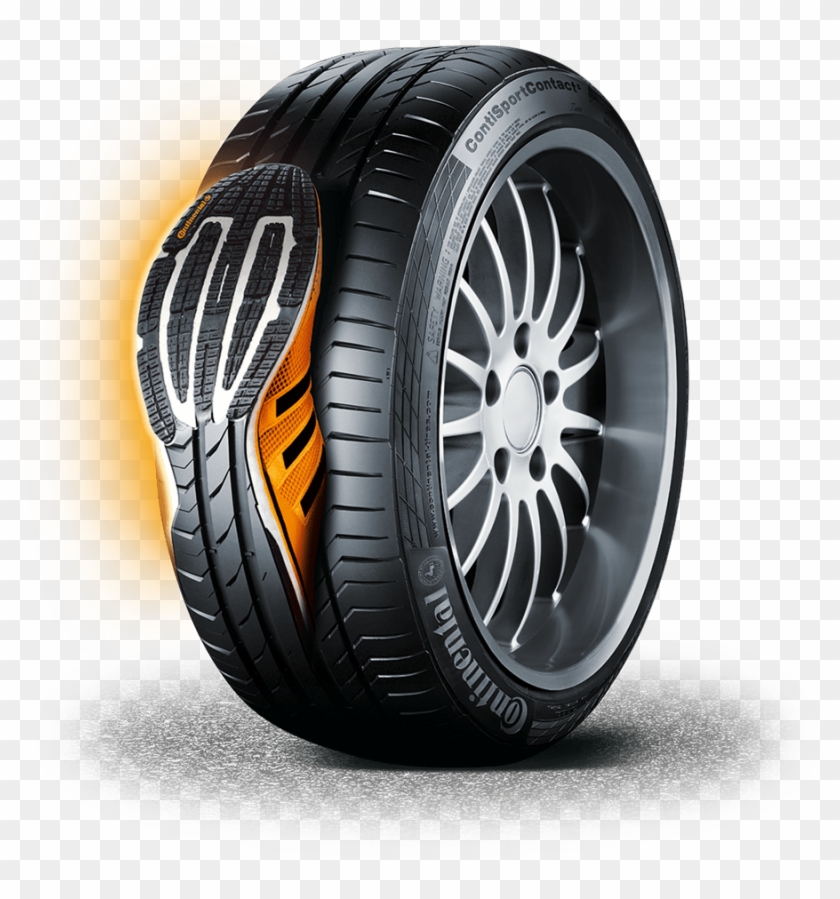 Get Your Grip Tyre Image - Continental Contisportcontact 5 Clipart #3259429