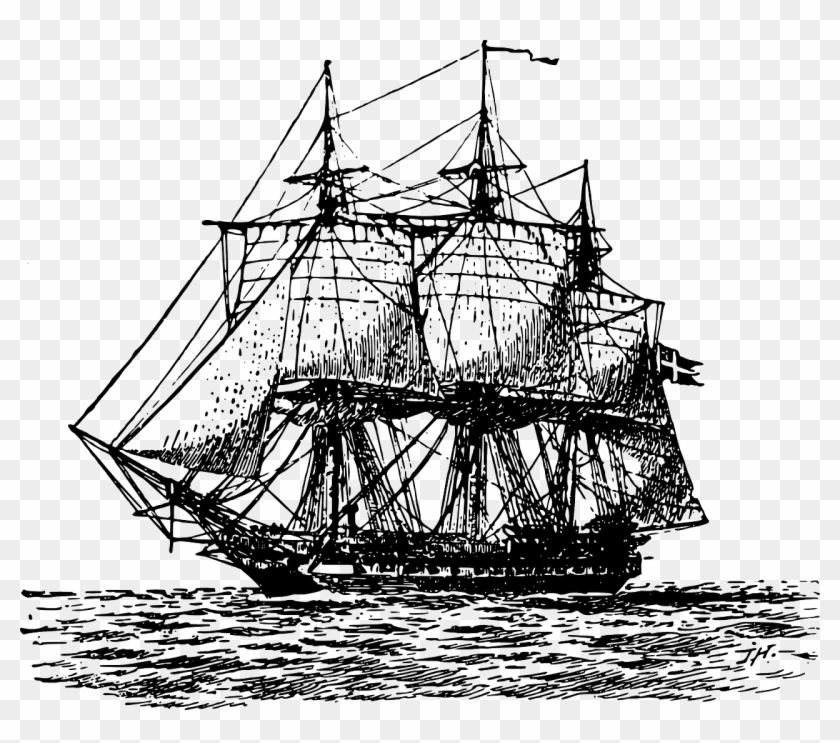 Frigate Maritime Sailing Ship Png Image - Frigate Clipart Transparent Png