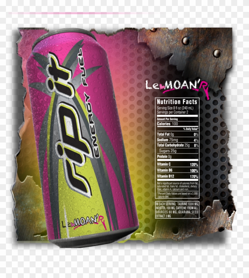 Rip It Energy Drink Label , Png Download - Rip It Energy Drink F Bomb Clipart #3259803