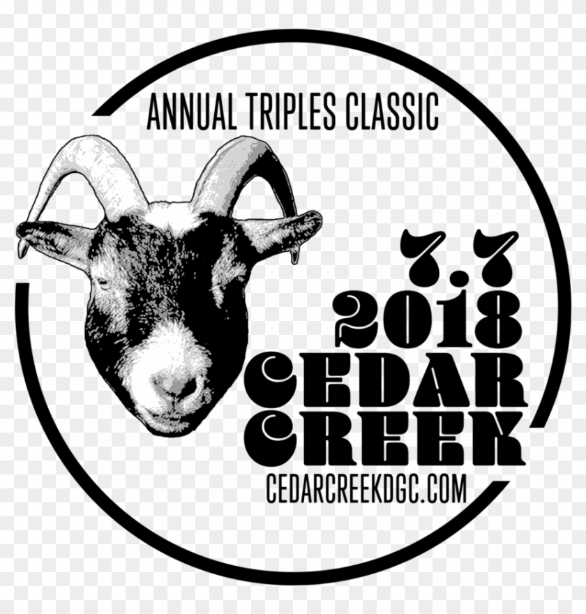 Cedarcreek Triples-2018 Discart - Goat Clipart #3259888