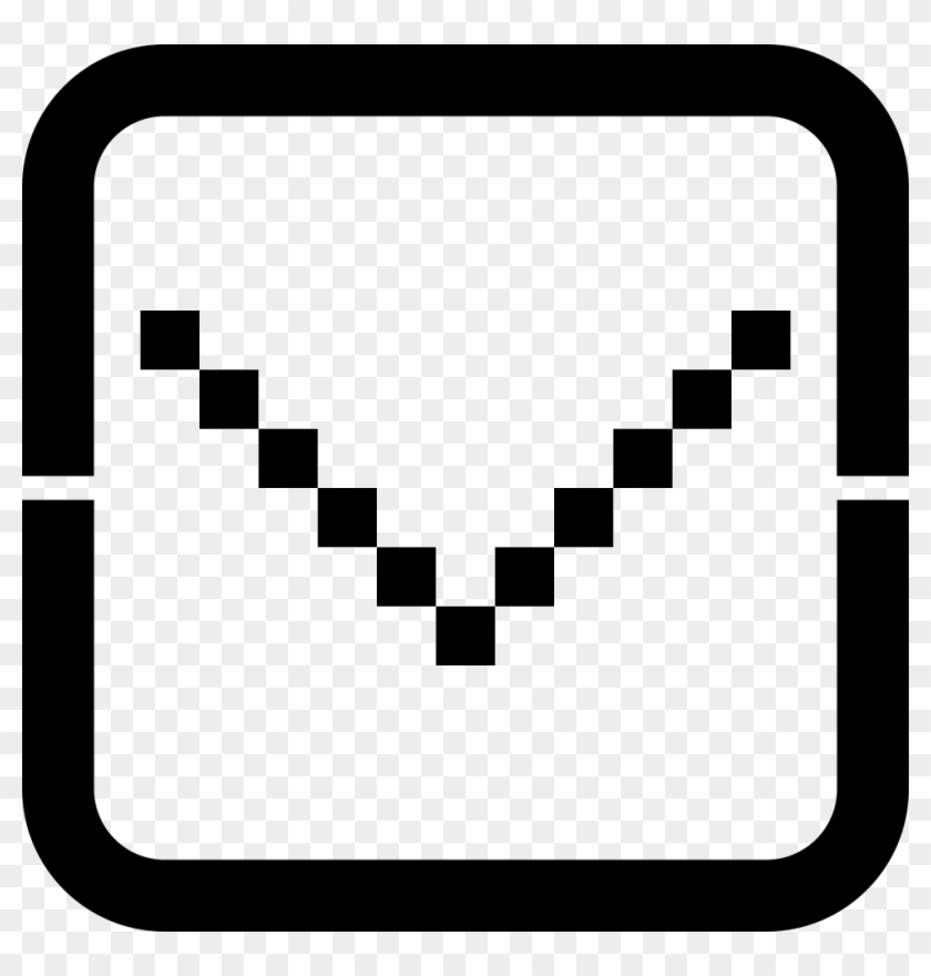 Down Arrow Comments - Heart Pixel Art Clipart