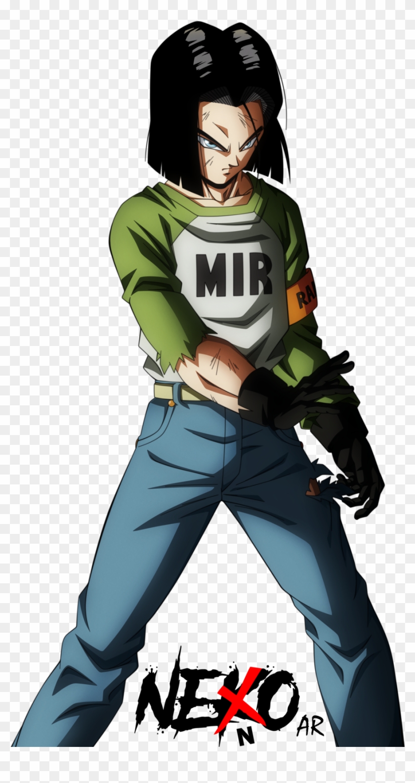 Android 17 Png - Dragon Ball Z Androide 17 Clipart