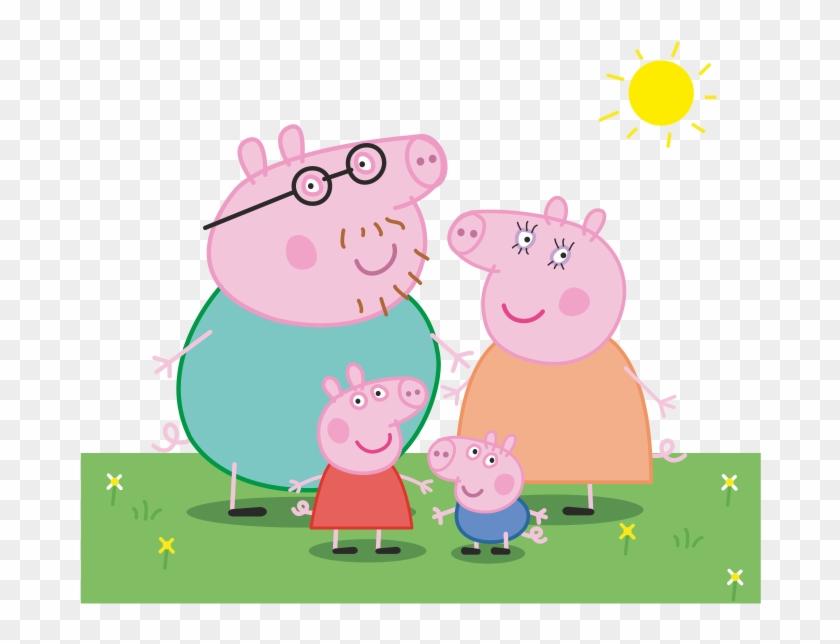 Peppa Pig Family Png Clipart #3260223