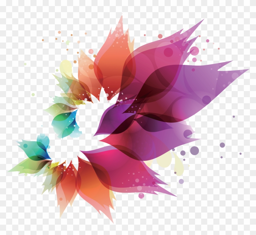 Fur Vector Abstract - Transparent Abstract Flower Png Clipart
