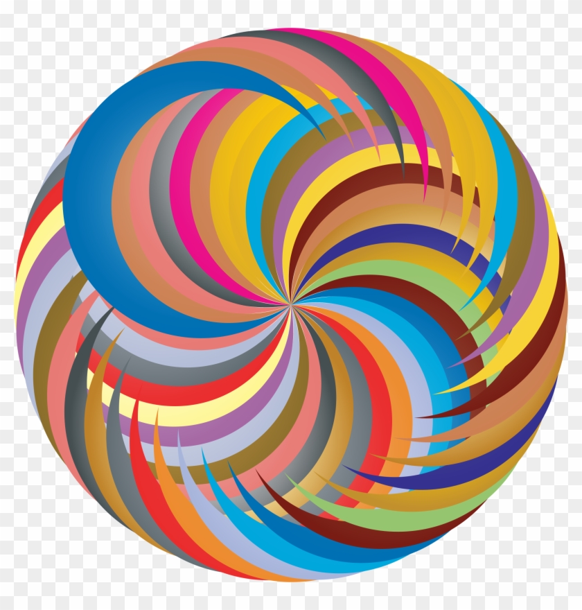 This Free Icons Png Design Of Prismatic Abstract Shape - Circle Clipart