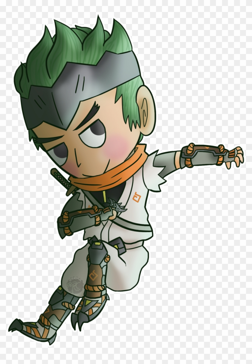 Genji Drawing Baby Panda - Genji Young Skin Transparent Clipart #3260912