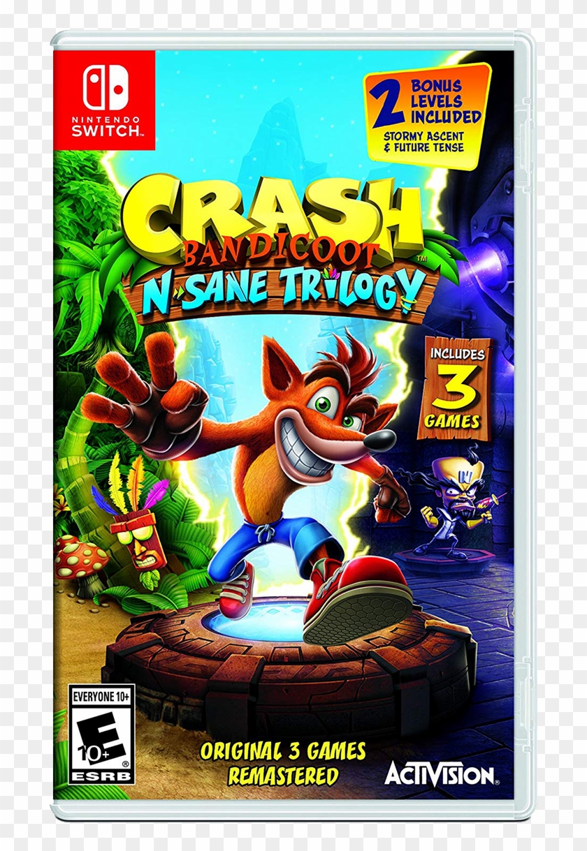 Steam Image - Crash Bandicoot N Sane Trilogy Switch Clipart