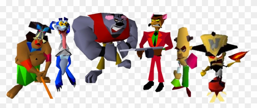 Crash 1's Boss Roster - Crash Bandicoot Papu Papu Clipart