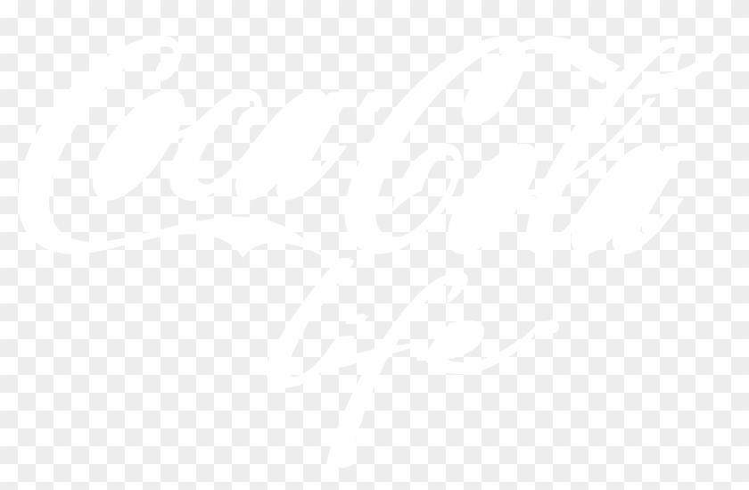 Coca Cola Life Logo Black And White - Johns Hopkins Logo White Clipart #3261339