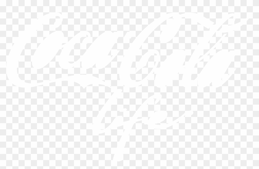 Coca Cola Life Logo Black And White - Johns Hopkins Logo White Clipart