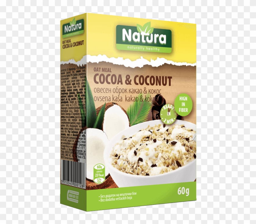 Oat Meal With Cocoa And Coconut - Muesli Clipart #3262151