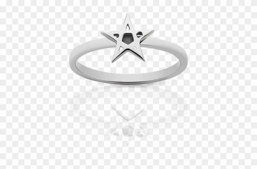Pentagram Stacker Ring - Engagement Ring Clipart #3262624