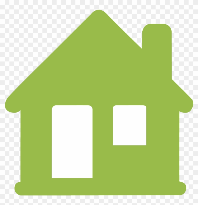 Home Icons Green - House Clipart #3262715