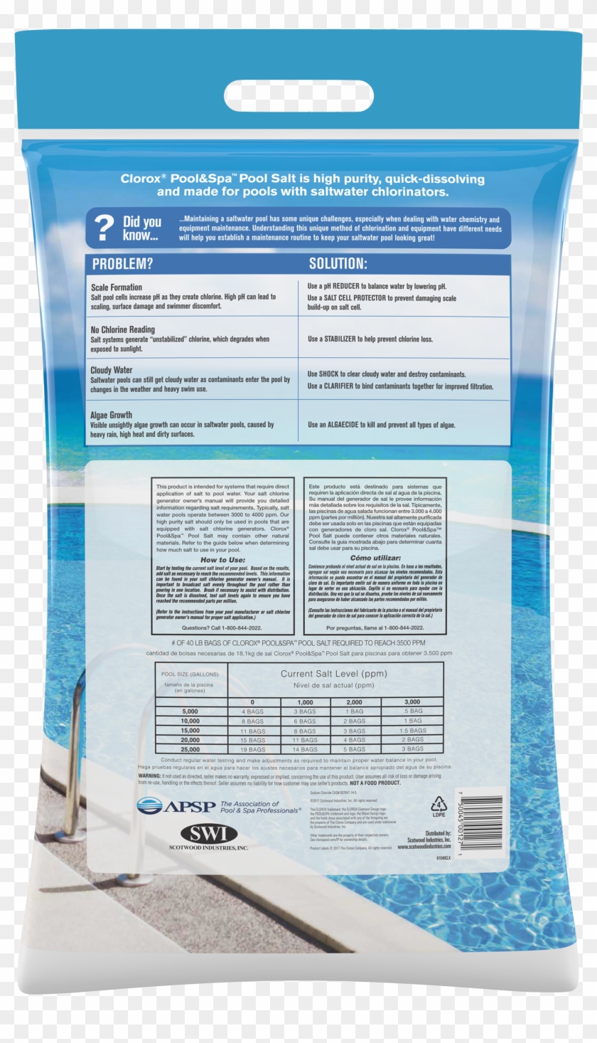 Clorox Pool Salt , Png Download - Tan Clipart