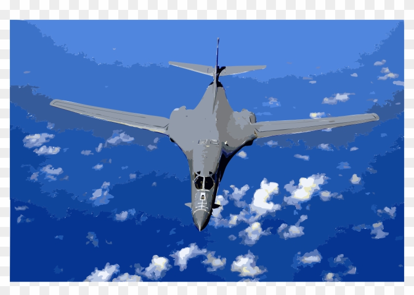 This Free Icons Png Design Of B-1b Over The Pacific - Us Heavy Bombers Jets In Show Of Force Against N Korea Clipart